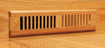 Wood Toe Kick Vent