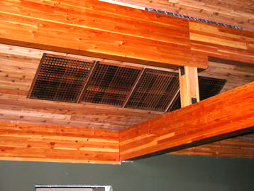 ceiling mount wood vents